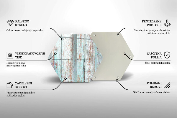 Üveg vágódeszka Régi vintage táblák