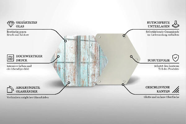 Üveg vágódeszka Régi vintage táblák