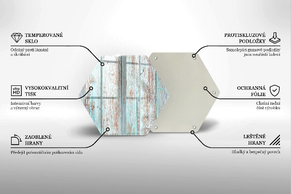 Üveg vágódeszka Régi vintage táblák