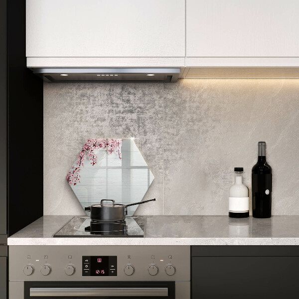 Üveg vágódeszka Virágok a táblákon