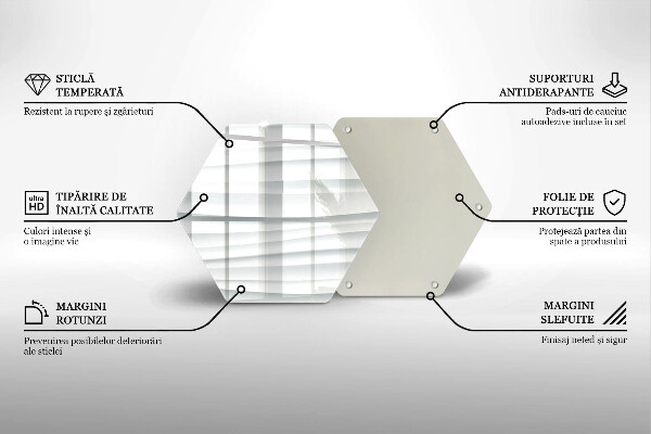 Üveg vágódeszka Modern szerkezet