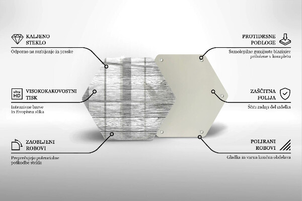 Üveg vágódeszka Régi fa táblák