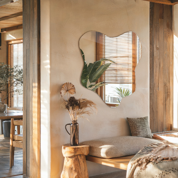 Folt alakú szabálytalan tükör 68x67 cm