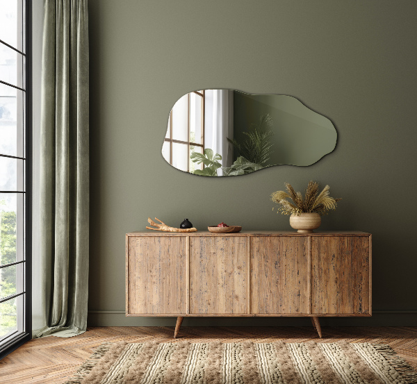 Aszimmetrikus forma tükör dekoratív 45x90