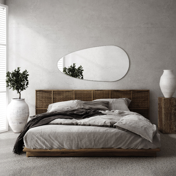 Csepp alakú tükör 35x70 cm