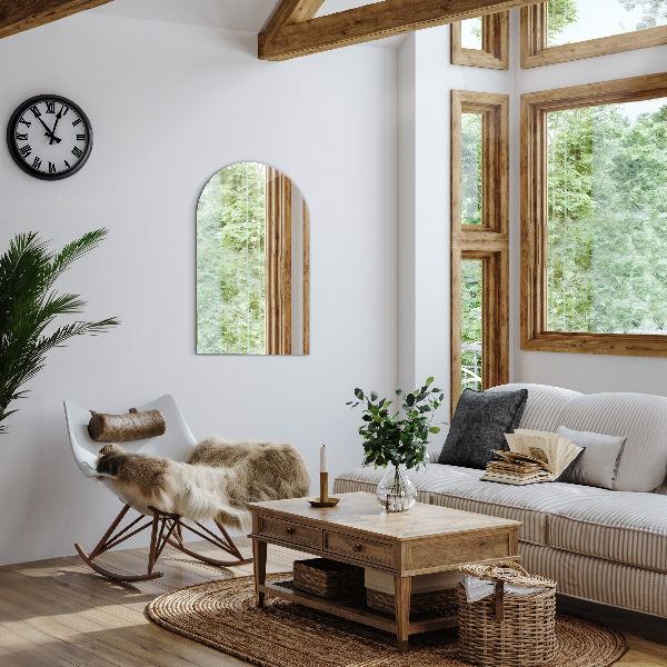 Fél-ovális tükör 50x90 cm