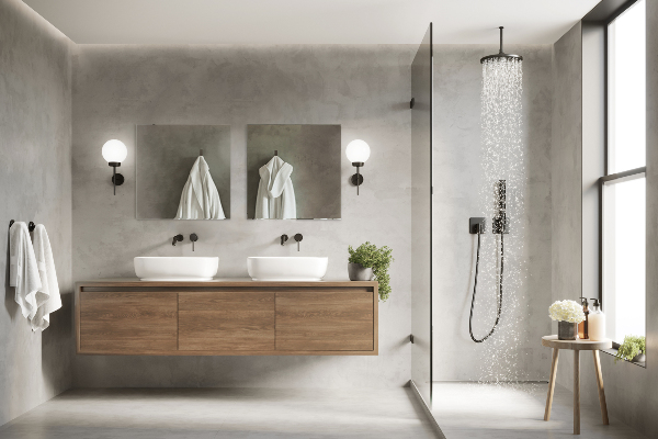 Modern fali tükör 50x50 cm