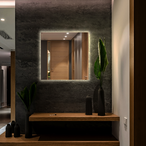 Modern előszoba tükör 50x50 cm