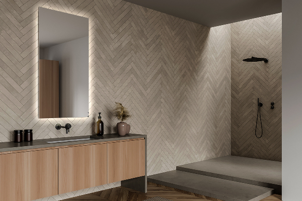 Modern ledes tükör 70x50 cm