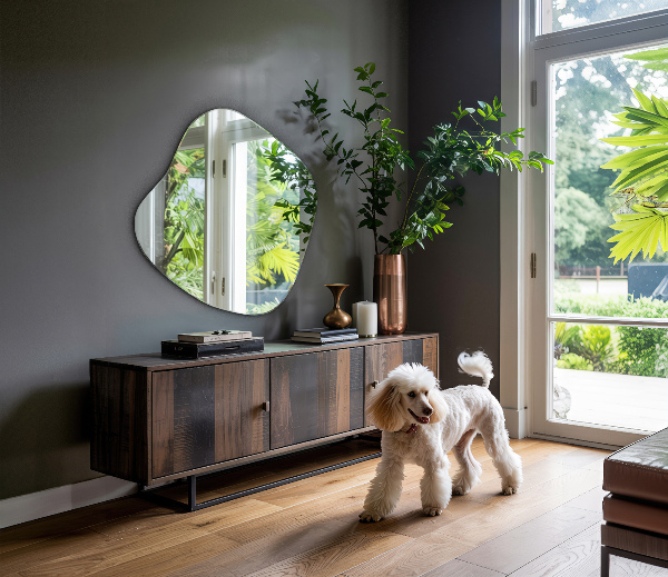 Szabálytalan tükör folt eredeti 48x48 cm