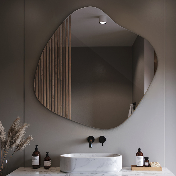 Szabálytalan tükör folt eredeti 58x59 cm