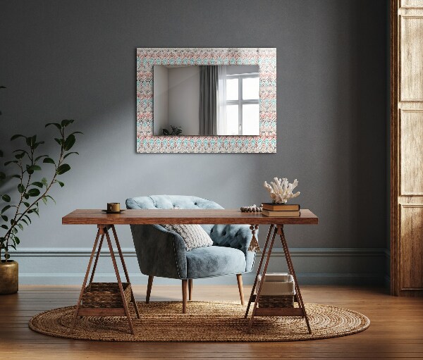 Design tükör Színes geometriai rajz