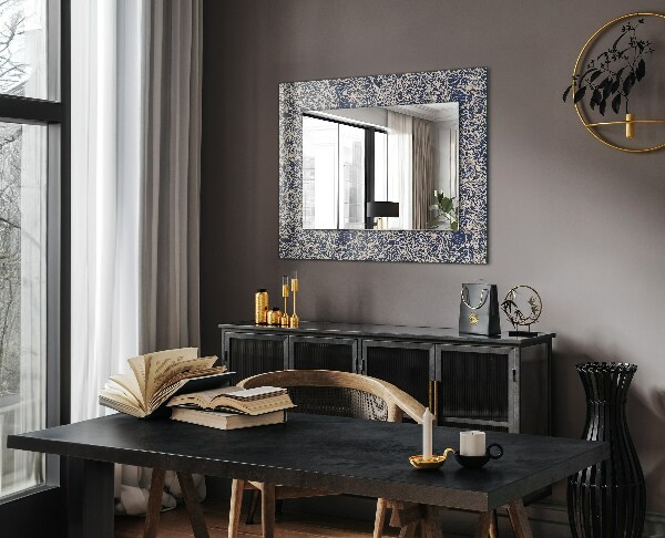 Design tükör Virágminta szöveten