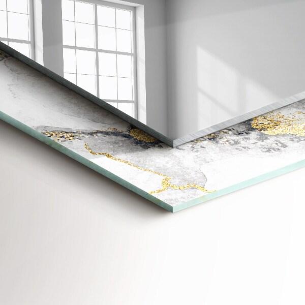 Díszes tükör Absztrakt márvány erezettel