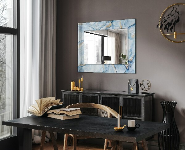Design tükör Absztrakt minta márványon