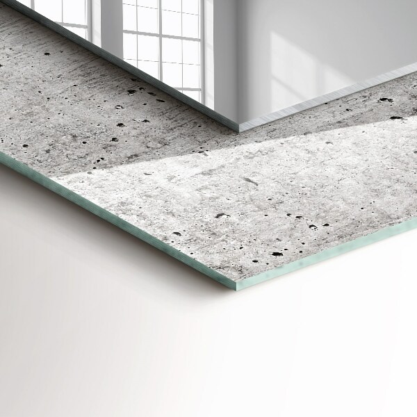 Tükör fali dísz Cement faltextúra