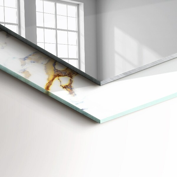 Tükör díszítéssel Márvány erek