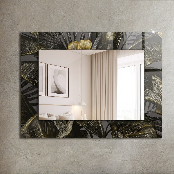 Díszes tükör Virágok és kolibrik