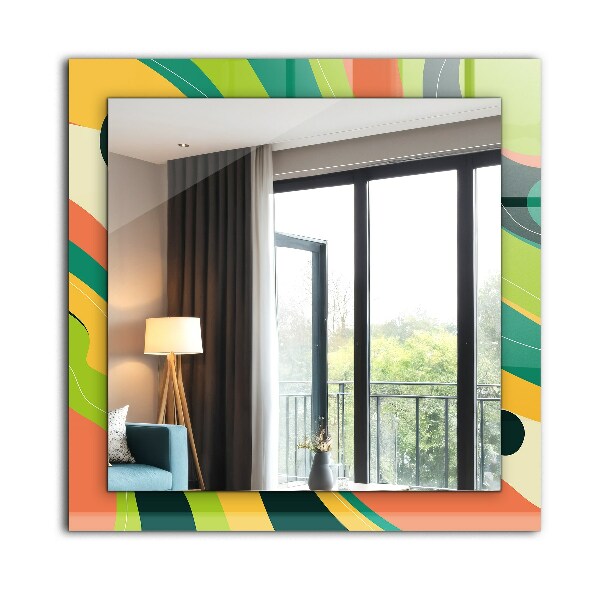Design fali tükör Geometrikus motívum