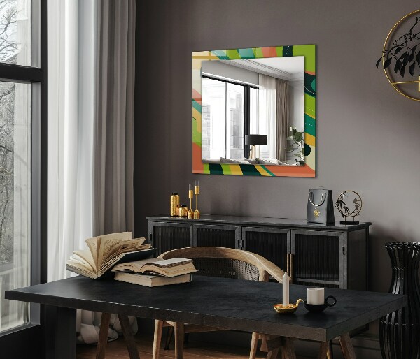 Design fali tükör Geometrikus motívum