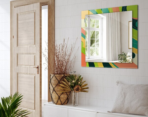 Design fali tükör Geometrikus motívum