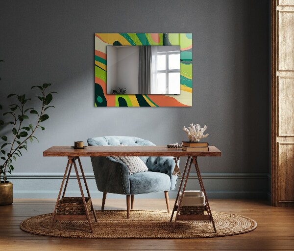 Design fali tükör Geometrikus motívum
