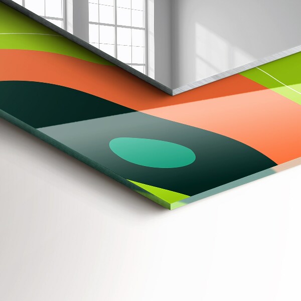 Design fali tükör Geometrikus motívum