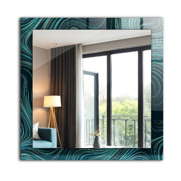 Dekor tükör Texturált kő