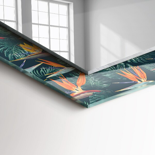 Design fali tükör Nagy hullám Kanagawában