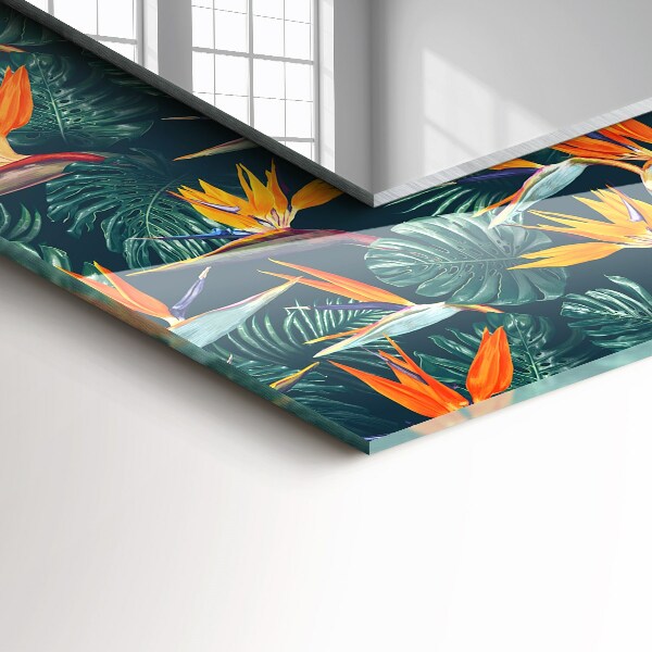 Design fali tükör Nagy hullám Kanagawában