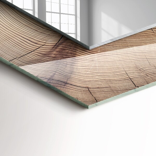 Tükör keret nyomtatással Virágok és madarak