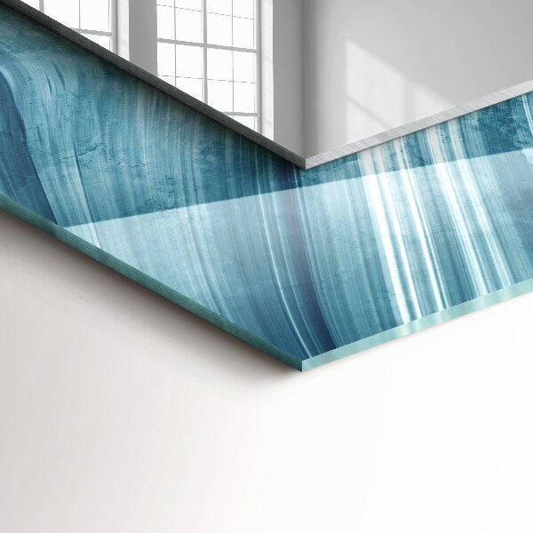 Tükör dekoráció Kolibri és virágok