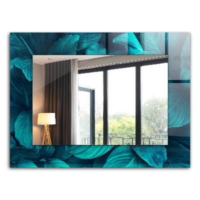 Design tükör Ginkgo levelek