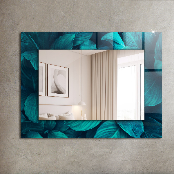 Design tükör Ginkgo levelek