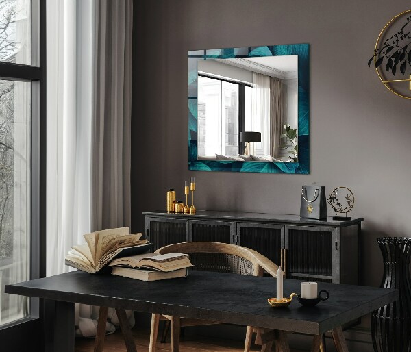 Design tükör Ginkgo levelek