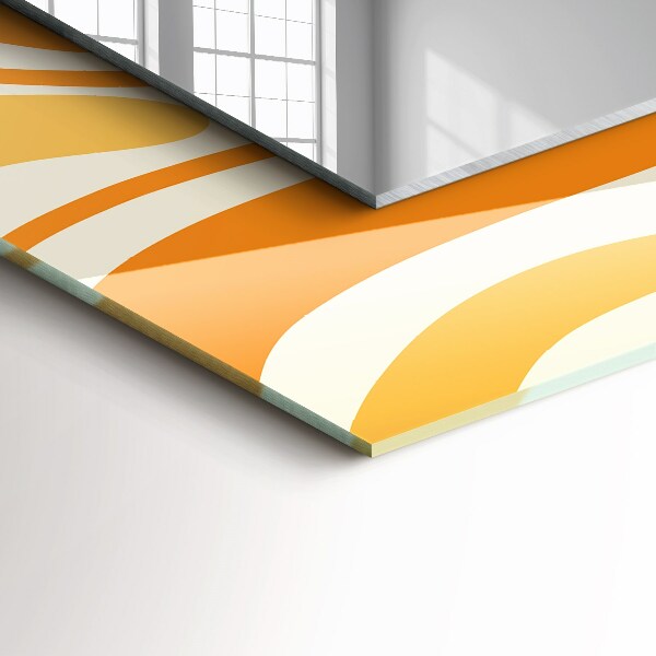 Design tükör Fekete és szürke motívum