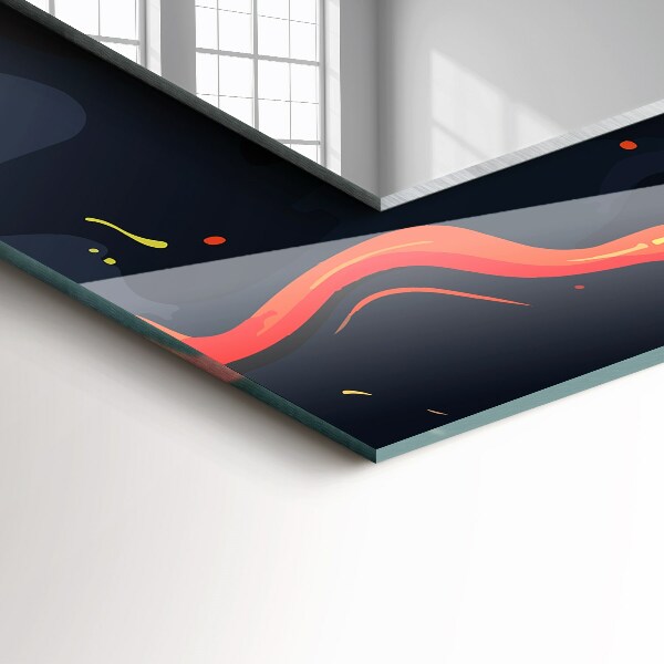 Dísztükör Vulkáni láva