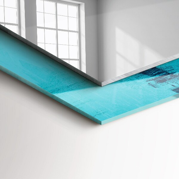 Tükör díszítéssel Astrata kék művészet