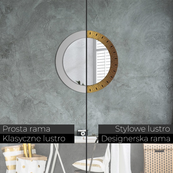 Kerek díszes tükör Görög dísz