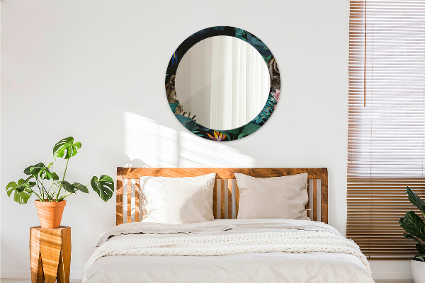 Kerek dísztükör Erdő a dzsungelben