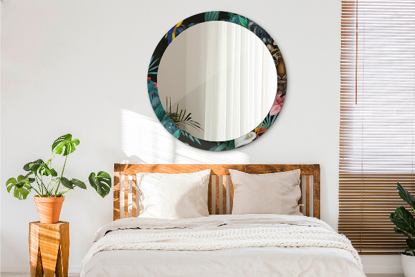 Kerek dísztükör Erdő a dzsungelben