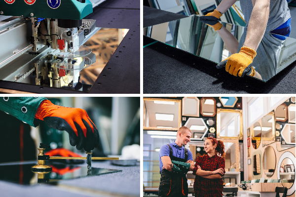 Ledes kerek tükör fi 70 cm