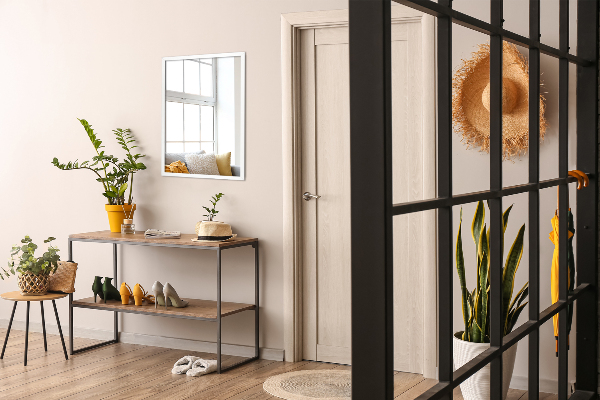 Modern tükör nappaliba 50x50 cm