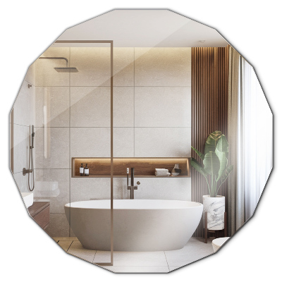 Geometriai tükör modern kiegészítés 100x100 cm