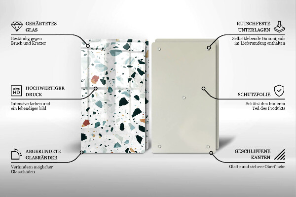 Főzőlap védő üveglap Könnyű kőedény