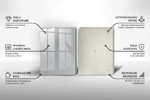 Főzőlap védő üveglap Szürke színű