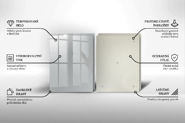 Főzőlap védő üveglap Szürke színű