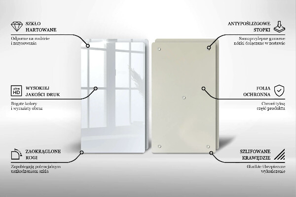 Főzőlap védő üveglap fehér szín