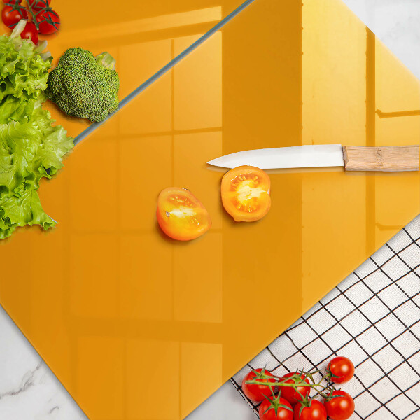 Főzőlap védő üveglap Sötét sárga színű