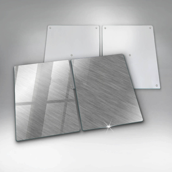 Főzőlap védő üveglap Fém textúra háttér